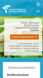 Mobile Screenshot of paijathameenkesayliopisto.fi
