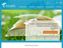 Tablet Screenshot of paijathameenkesayliopisto.fi